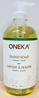 Oneka - Hand Soap Liquid - Cedar + Sage